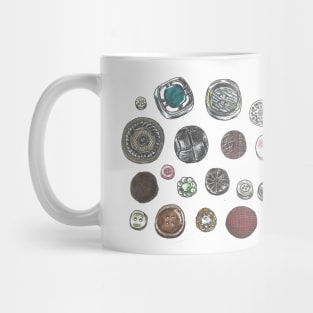 Button Collection Mug